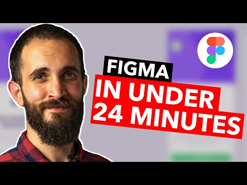 Видео: Учебное пособие по дизайну пользовательского интерфейса Figma: начните всего за 24 минуты!