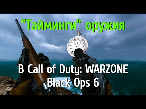 Видео: "Тайминги" оружия в Call of Duty: WARZONE и Black Ops 6