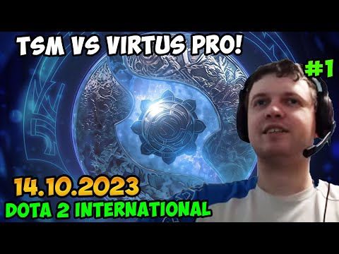 Видео: Папич комментирует Dota 2 International 2023! TSM vs Virtus Pro! 1