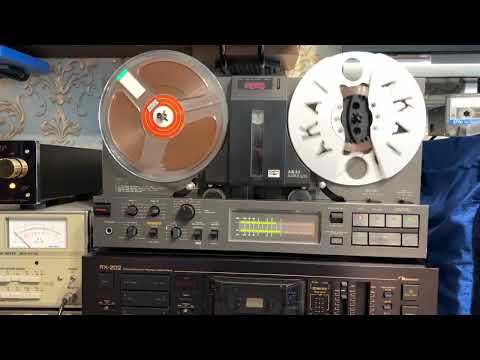 Видео: Akai GX-77, запись с винила 2
