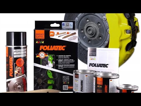 Видео: FOLIATEC. Покраска суппортов. Подробно из краскопульта.