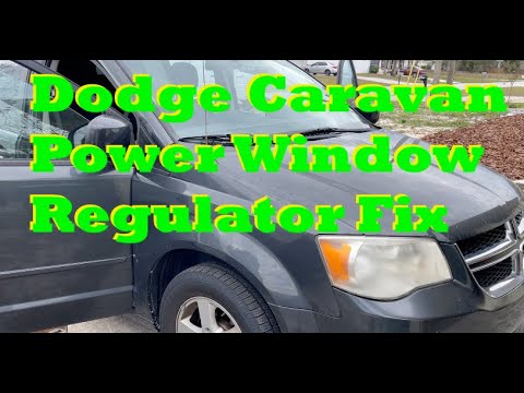 Видео: Замена стеклоподъемника Dodge Caravan