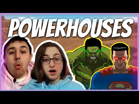 Видео: Анимация Супермен против Халка (Часть 1 и 2) | РЕАКЦИЯ Илая и Жаклин!!