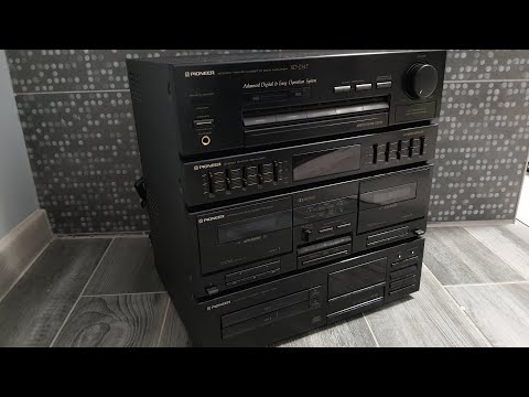 Видео: Тест вінтажної midi HiFi системи PIONEER XD-Z54T - 1989 року випуску.