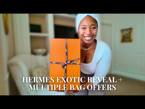 Видео: Мне предложили несколько сумок в Hermes | Моё первое знакомство с экзотическими вещами