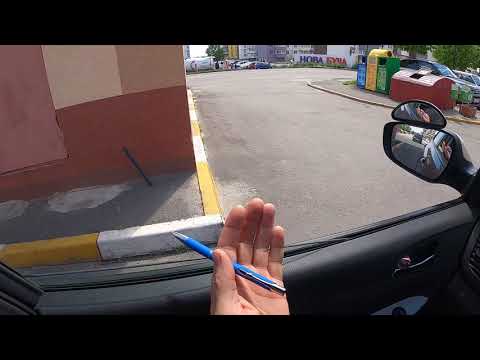 Видео: Боковое препятствие, в какой момент можно объезжать