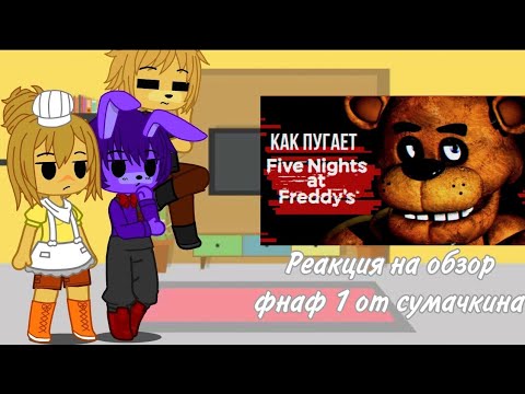 Видео: Реакция Фнаф 1 и 2 на обзор сумачкина(Фнаф 1)