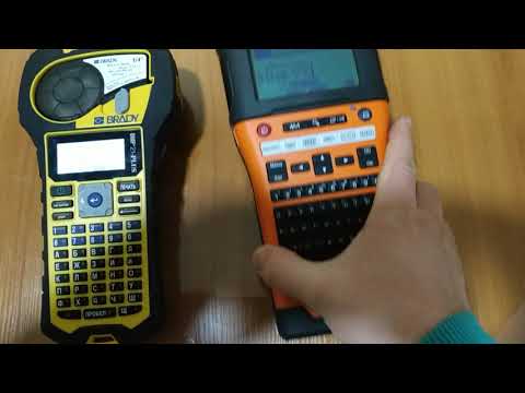 Видео: Сравнение Brother P-touch PT-E550W и Brady BMP-21