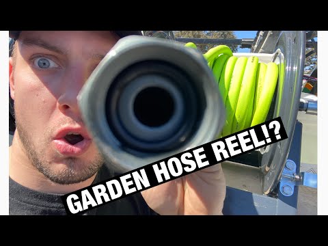 Видео: Как установить садовый шланговый барабан для мойки высокого давления