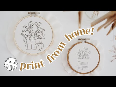 Видео: Как распечатать рисунок для вышивания на ткани на домашнем принтере