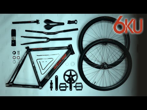 Видео: DREAM BUILD FIXED GEAR 6KU URBAN TRACK. Сборка ФИКСА на кастомной раме от 6KU. Custom Fixie Build