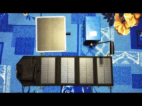 Видео: Походные солнечные панельки и динамо.