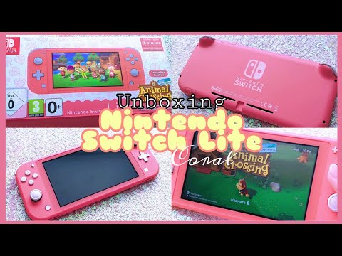 Видео: 🍑 РАСПАКОВКА Nintendo Switch Lite (Coral) + Animal Crossing