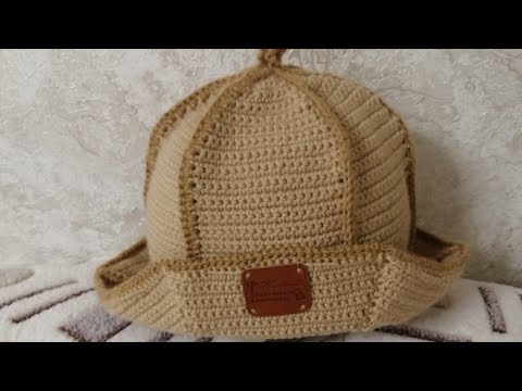 Видео: МК  // Шапка для бани и сауны #шапкадлябаникрючком #шапочкадлясауны #баннаяшапка #баннаяшапкакрючком
