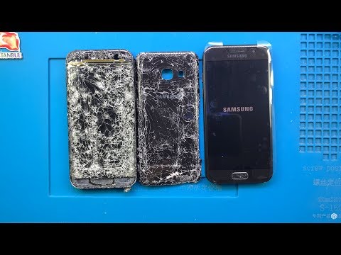 Видео: Сдал за машину !!! | Для Samsung Galaxy A3 2017 Замена экрана Задняя крышка стекла Замена