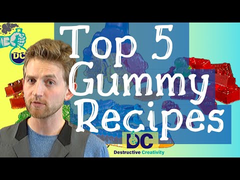 Видео: 5 лучших рецептов жевательных конфет — домашние желейные мишки и желейные конфеты Lego