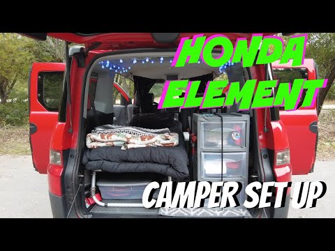 Видео: ElementXplore | Установка кемпера Honda Element No Build