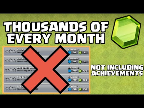 Видео: Как легко добывать тысячи самоцветов каждый месяц в Clash of Clans
