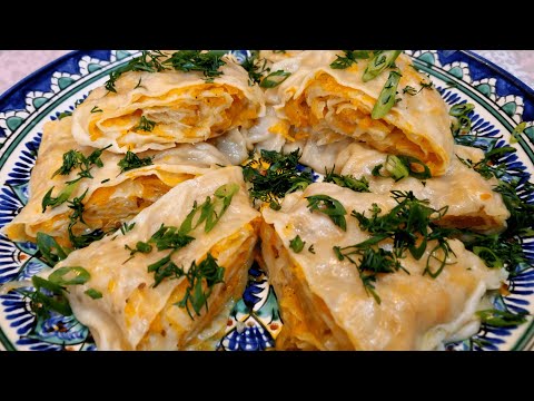 Видео: Ханум с тыквой | Ханум с тыквой  невероятно вкусно... Вся семья его обожает!!! быстро и вкусно