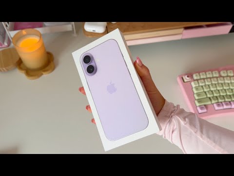 Видео: iPhone 17 Lavender 💜 распаковка, настройка + новые функции iOS 26 ✨