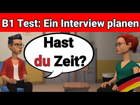 Видео: Устный экзамен Немецкий язык B1 | Планирование чего-либо вместе/Диалог | Устная часть 3: Интервью