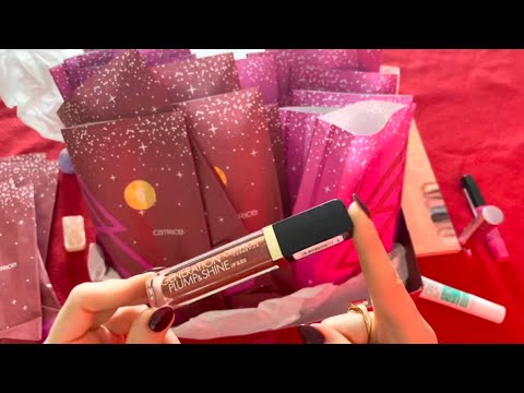 Видео: АсмрМас ❄️ Распаковка Адвент Календаря Catriece DIY