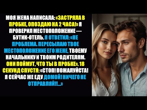 Видео: Оправдание жены о «задержке из-за пробок» рухнуло — одна угроза, три имени, 18 секунд на панику!