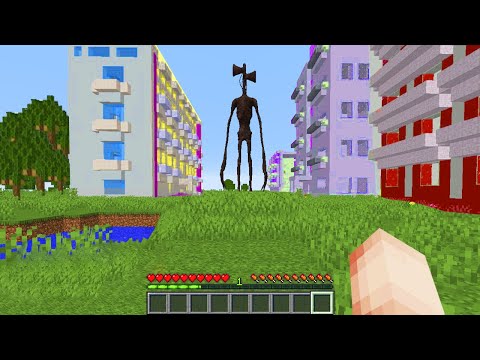 Видео: СИРЕНОГОЛОВЫЙ в ГОРОДЕ в Майнкрафт 100% Троллинг Ловушка Minecraft ФИЛЬМ