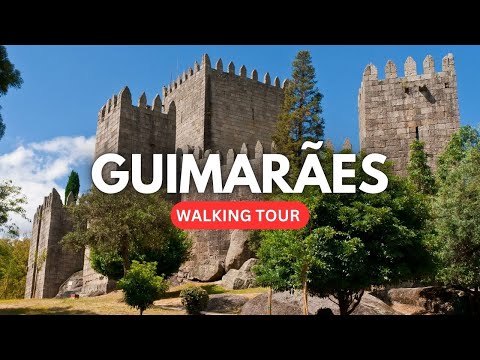 Видео: Гимарайнш 🇵🇹 Красивый средневековый город в Португалии 🏰 Пешеходная экскурсия 4K HDR