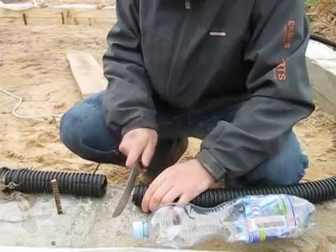 Видео: Соединение дренажной трубы встык