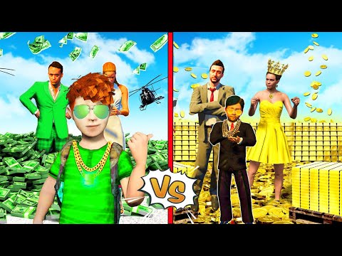 Видео: АҚША ОТБАСЫ vs АЛТЫН ОТБАСЫ (GTA V)