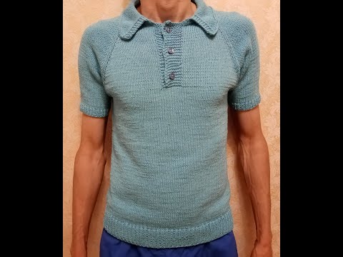 Видео: ФУТБОЛКА ПОЛО МУЖСКАЯ СПИЦАМИ РЕГЛАНОМ СВЕРХУ ОБЗОР ИЗДЕЛИЯ #футболка #футболкаполо #футболкаспицами