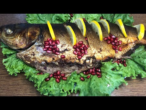 Видео: Рыба фаршированная по азербайджански. Лявянги/Ləvəngi