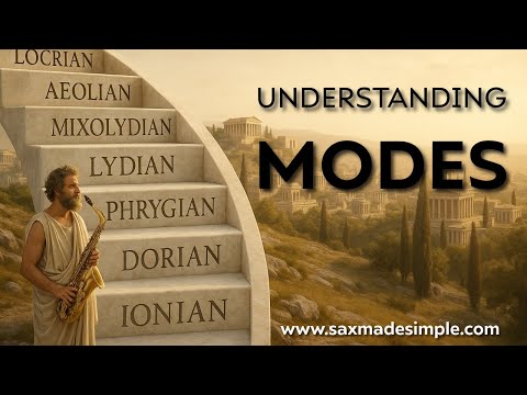 Видео: Объяснение ладов мажорной гаммы | Как использовать все 7 ладов на саксофоне