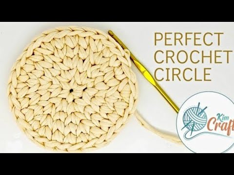 Видео: Как крючком идеальный круг для дна корзины