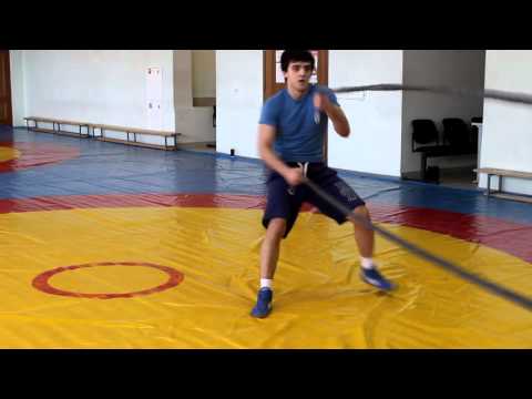 Видео: Тренировка с борцовской резиной WrestTime   обзор