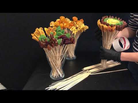 Видео: Букет из сухофруктов