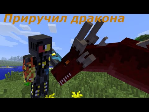Видео: Я приручил дракона в майнкрафт.Лёд и пламя.