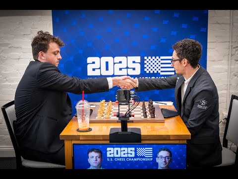 Видео: Чемпионат США, 7-й тур. Ниманн-Каруана - невероятно яркая, напряжённая и важная для теории партия.