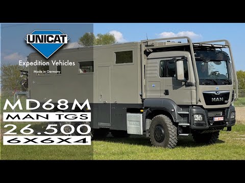 Видео: Экспедиционный автомобиль UNICAT MD68M MAN TGS 26.500