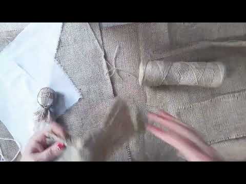 Видео: лялька з мішковини від мірошник валентини