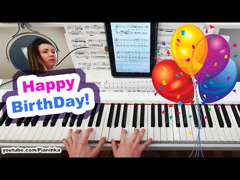 Видео: Как играть 'Happy Birthday' на пианино 🎹