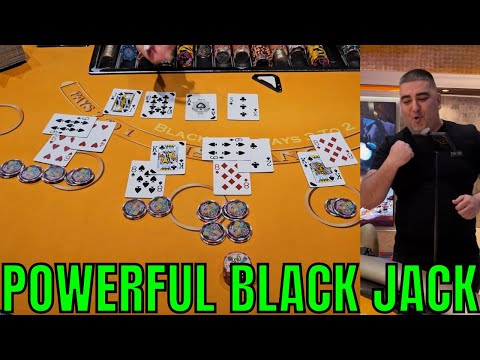 Видео: Играйте в блэкджек с высокими лимитами на 20 000 долларов в казино PEPERMILL
