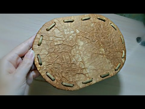 Видео: Как сделать картонное дно для корзины