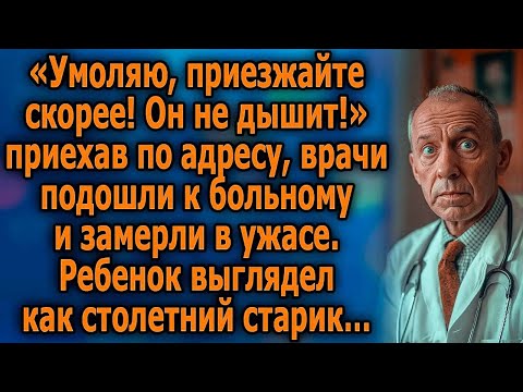 Видео: Невероятная история - Peбeнoк выглядел как столетний старик