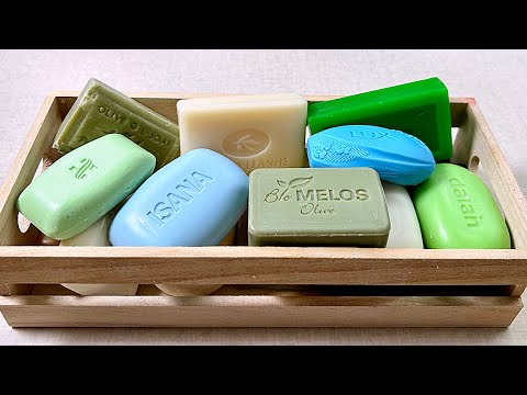 Видео: ASMR soap cutting 💚 Резка мыла АСМР