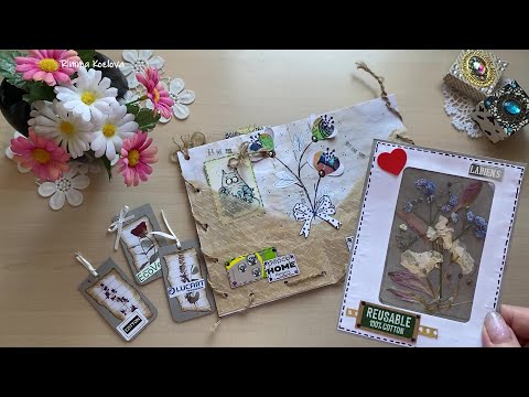 Видео: Летний блокнот №11 Скрапбукинг