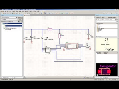 Видео: Altium Designer. Как сделать схему