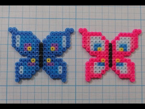 Видео: Бабочка из термомозаики/Butterfly made of thermal mosaic