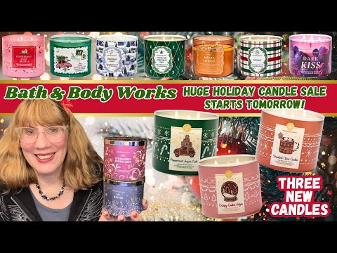 Видео: Завтра начинается грандиозная праздничная распродажа свечей Bath & Body Works! 3 новые свечи!